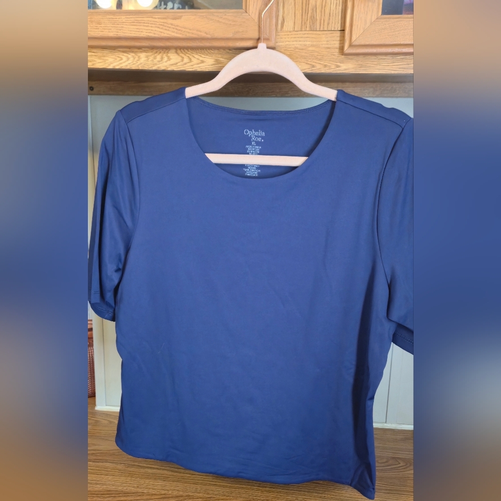 Ophelia & Co. Women's Navy Short Sleeve Top